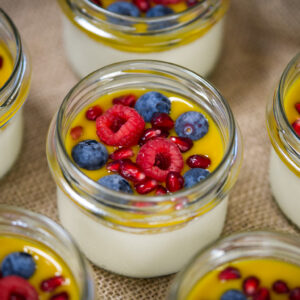 Panna cotta z musem