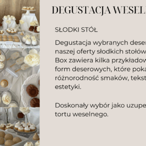DEGUSTACJA- SŁODKI STÓŁ
